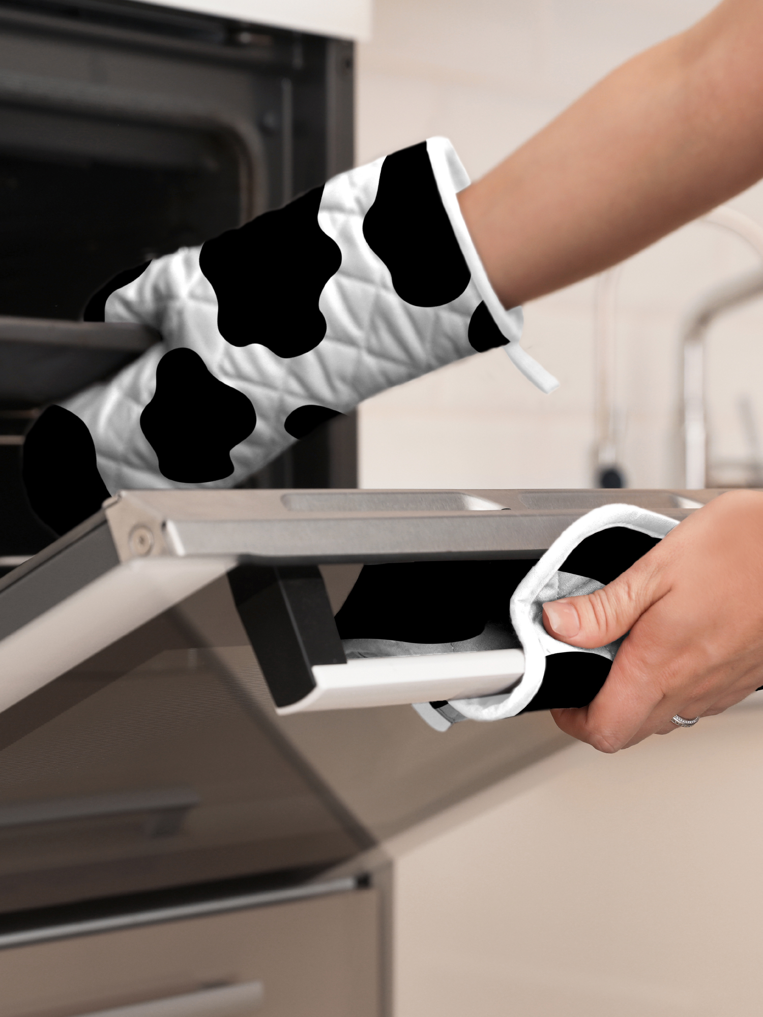 Комплект кухонный Crazy Getup Cow 3