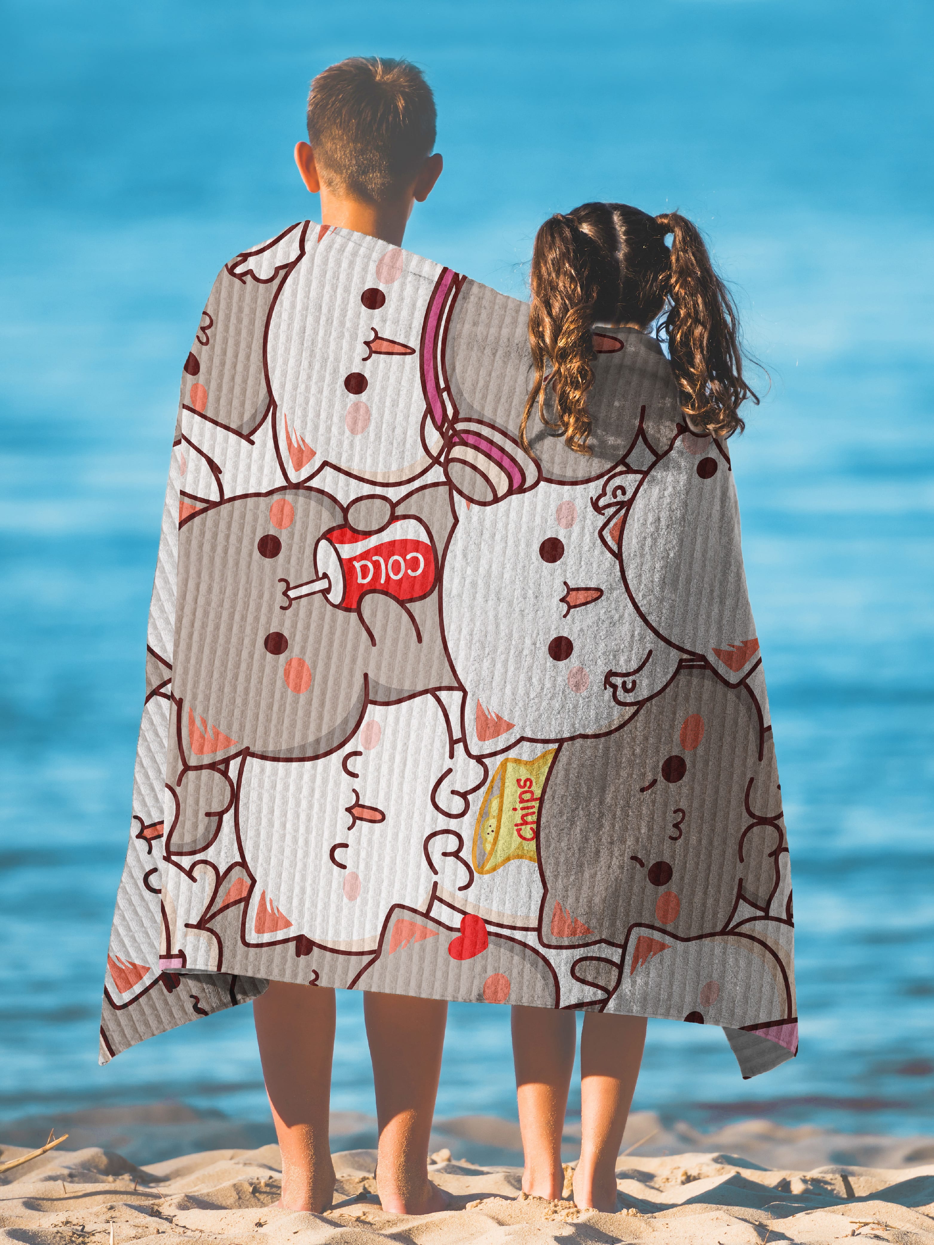 Полотенце Juno Kawaii cats 0