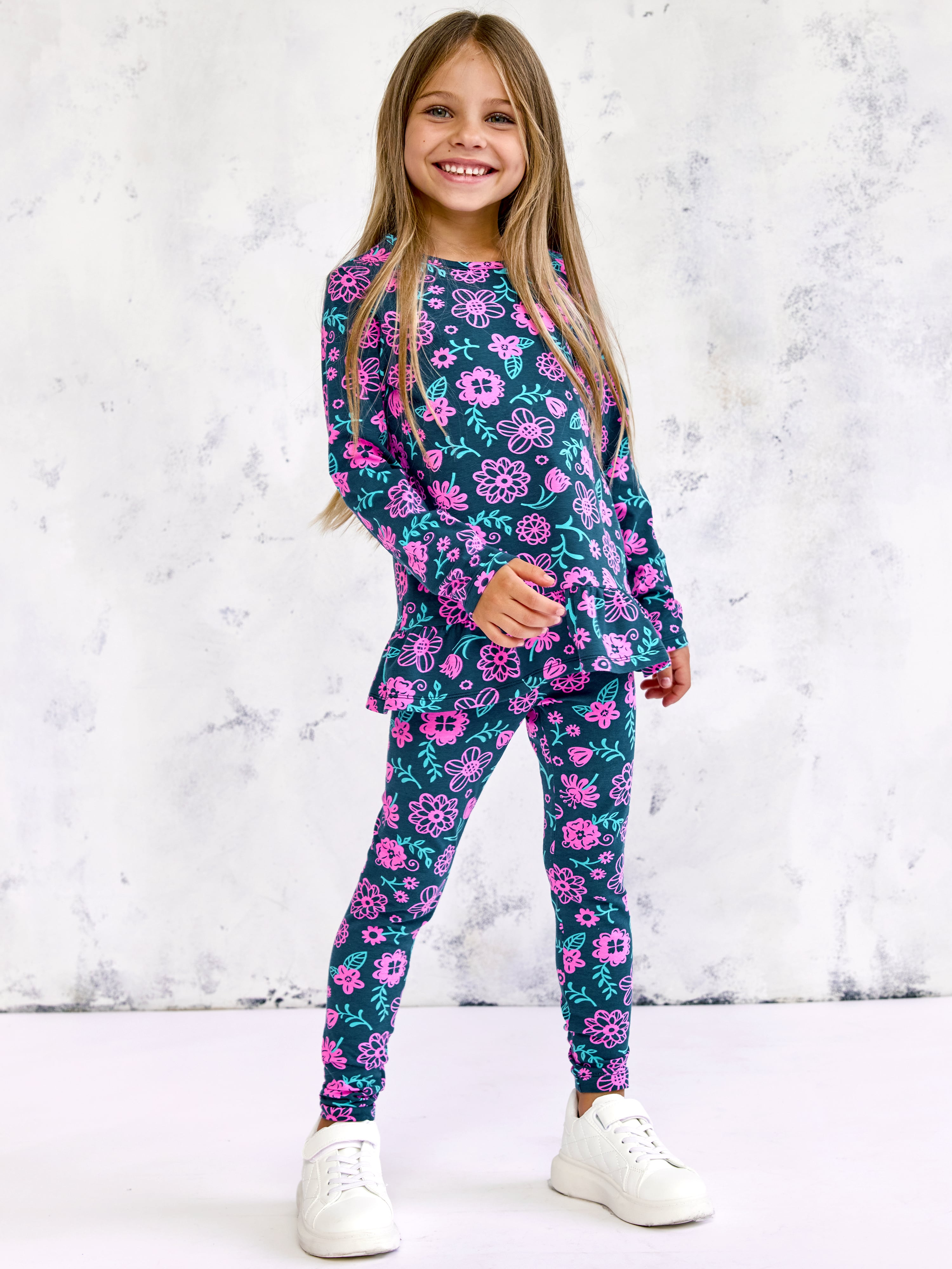 Брюки Juno Цветы 1