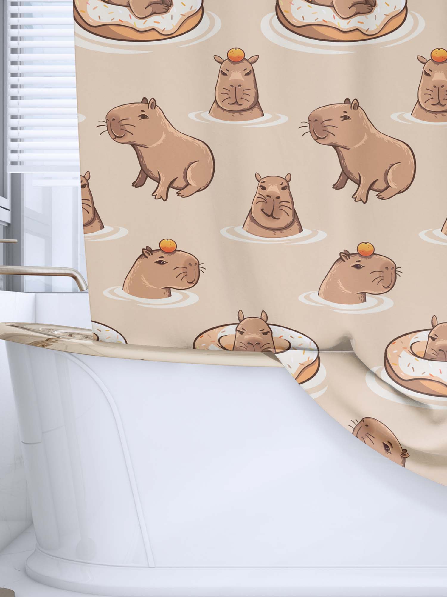 Штора Crazy Getup Capybara 1