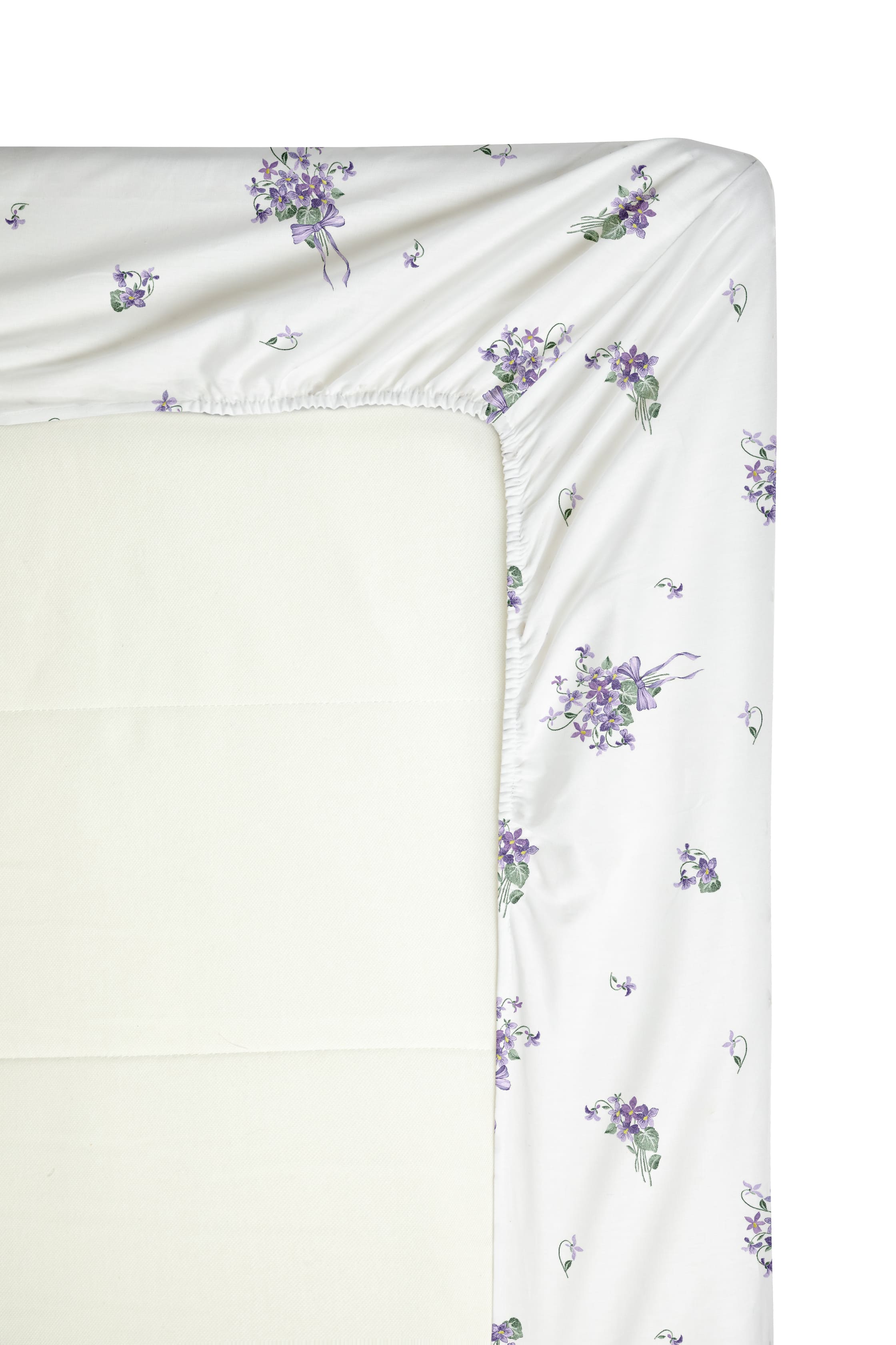 Простыня на резинке Унисон Лаванда 2