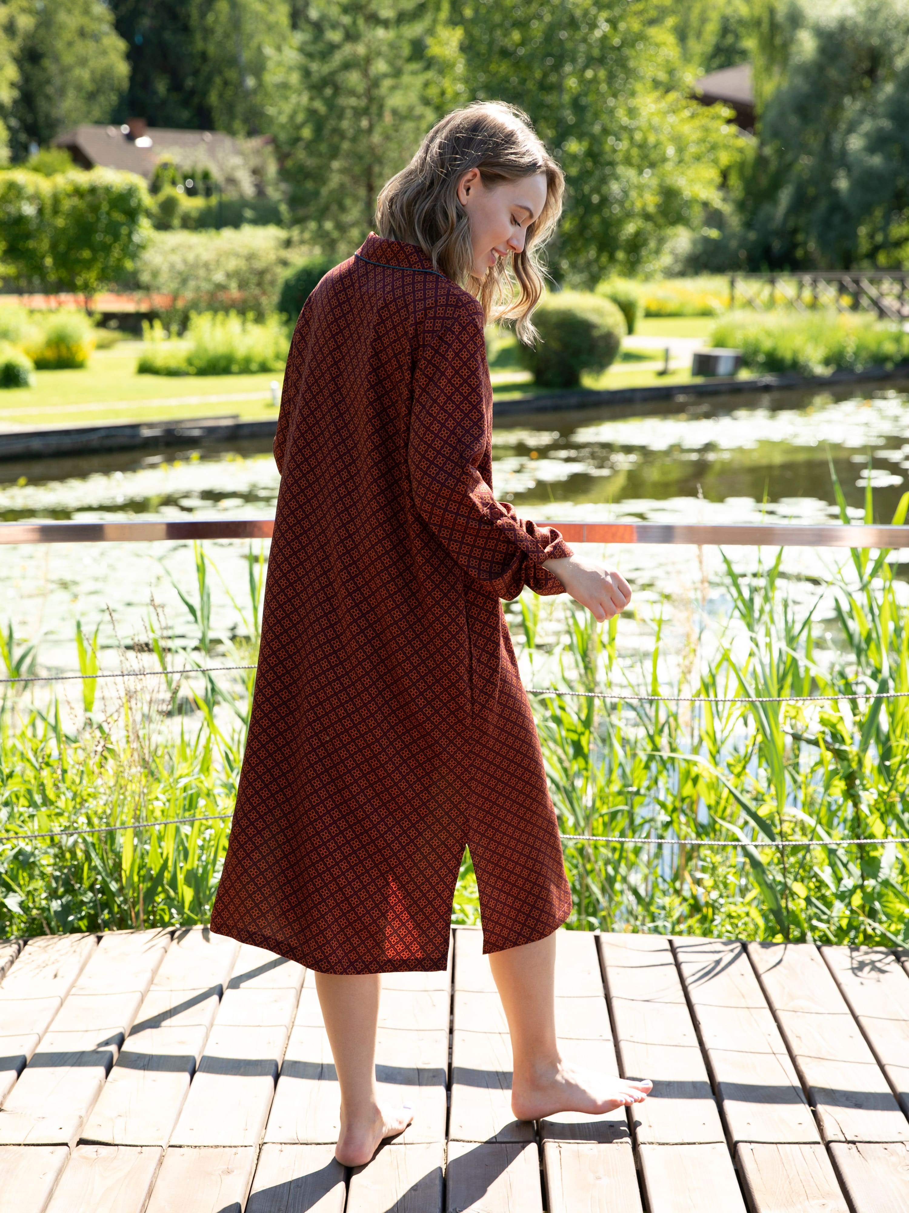 Халат Chocolate Souffle, шоколад, Mia Cara 3