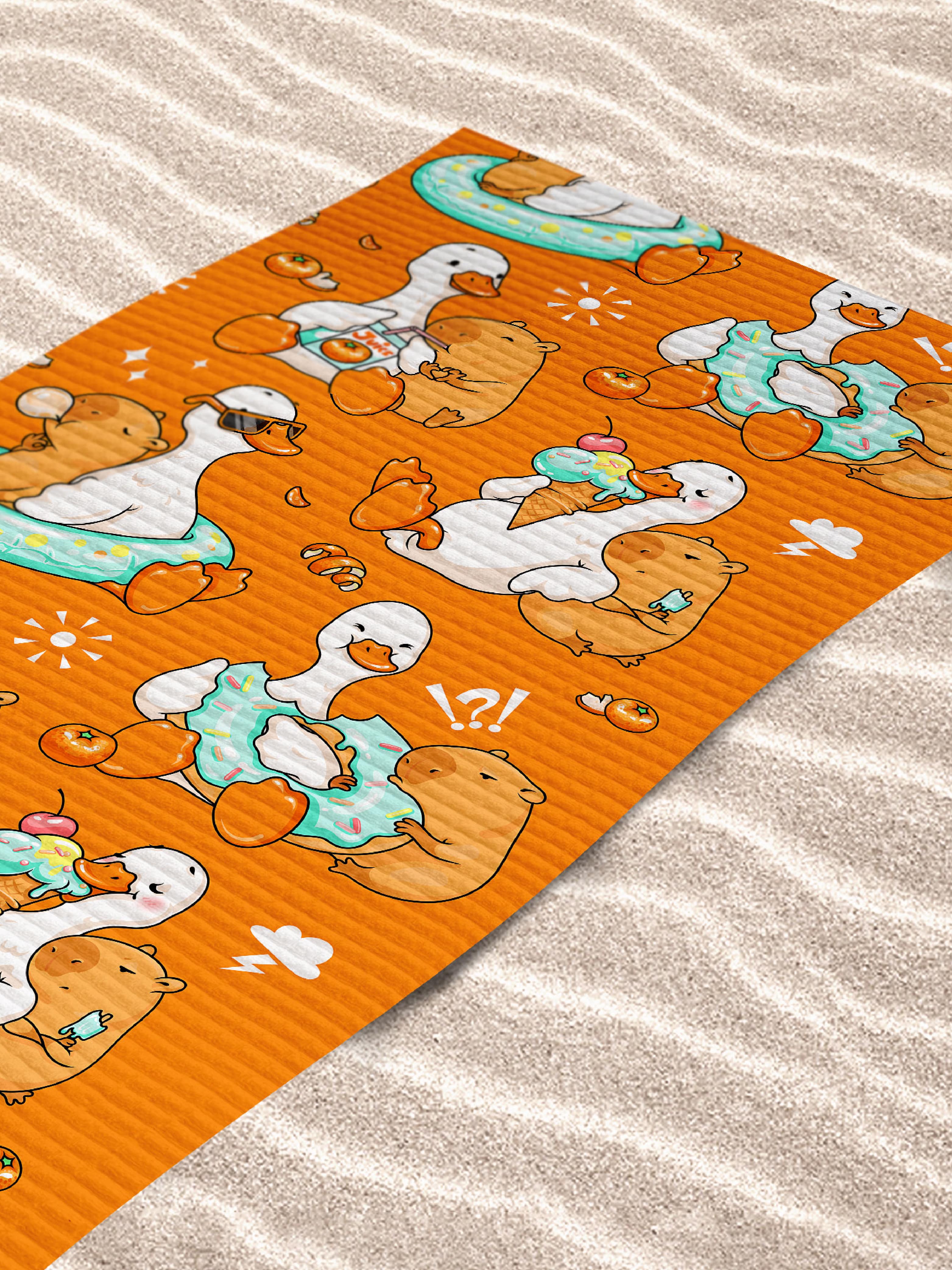 Полотенце Juno Гусь и капибара 3