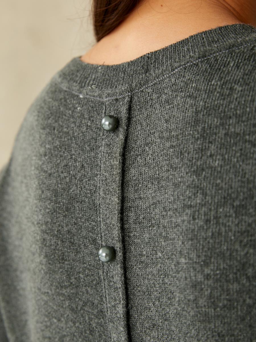 Джемпер "Dark Precious", темно-серый меланж, BeGood 1