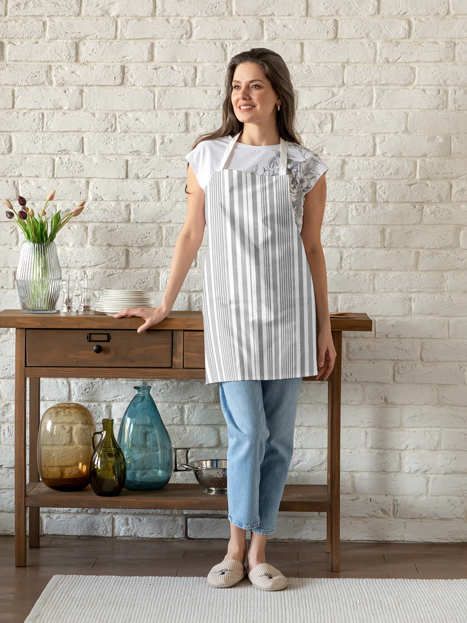 Фартук Унисон Grey flax 0