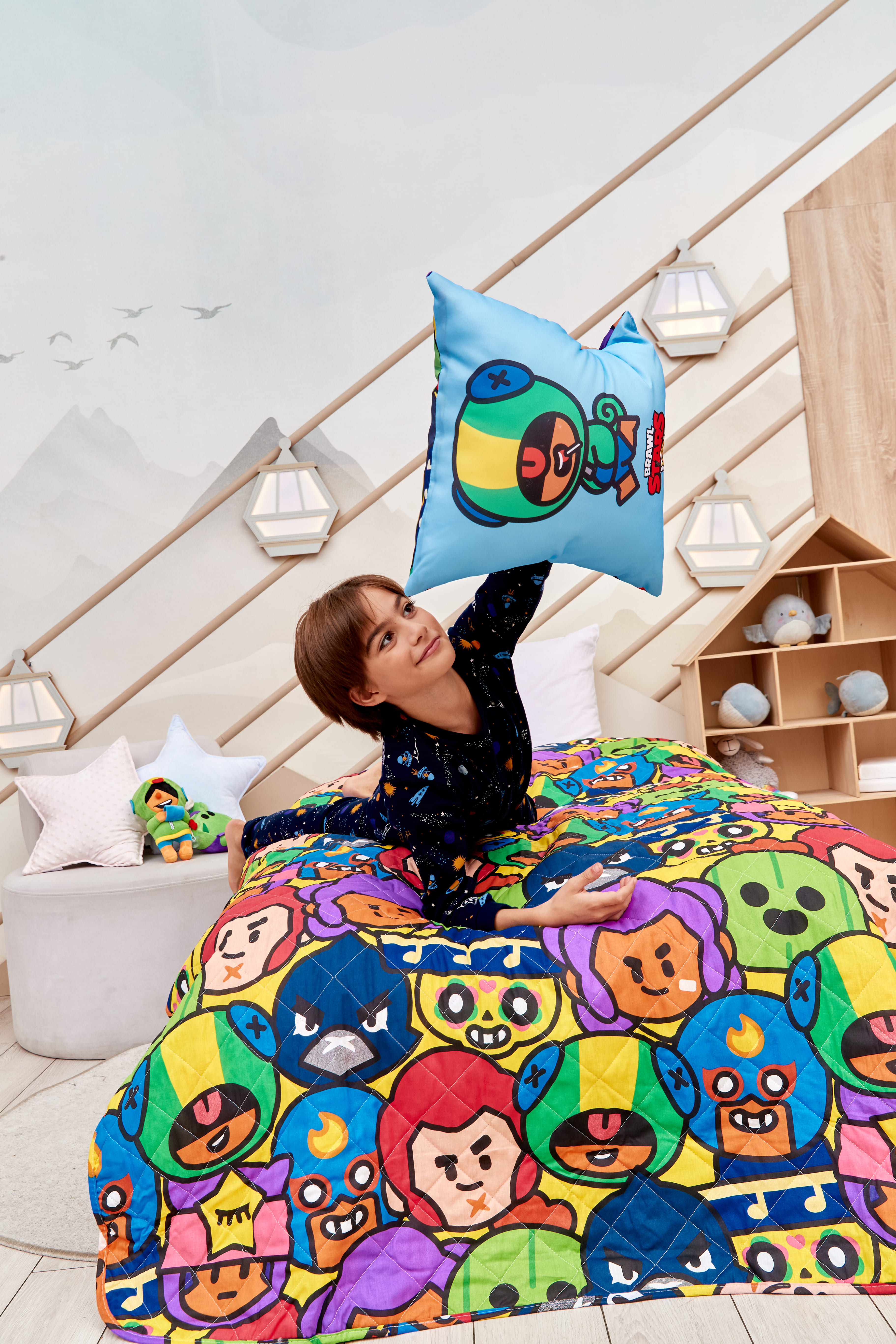 Покрывало стеганое "Brawl Stars", Путь к славе, Непоседа 3