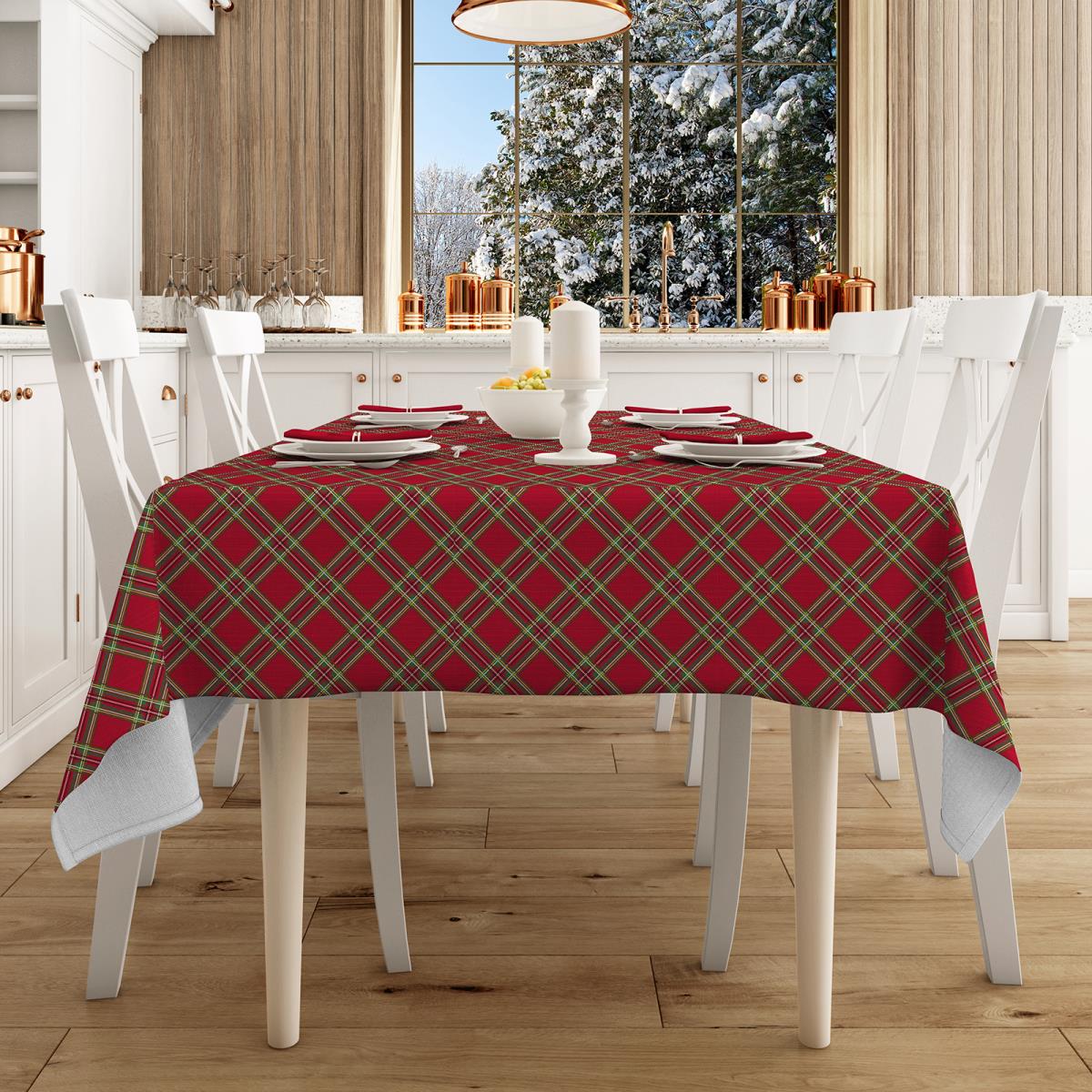 Скатерть рогожка "Альпийская сказка" 0