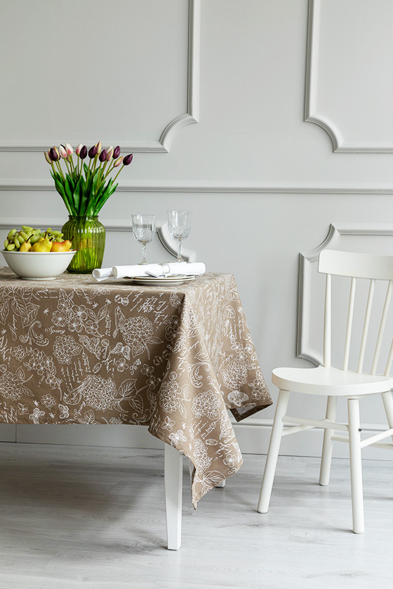 Скатерть рогожка "Жозефина", Mia Cara 1