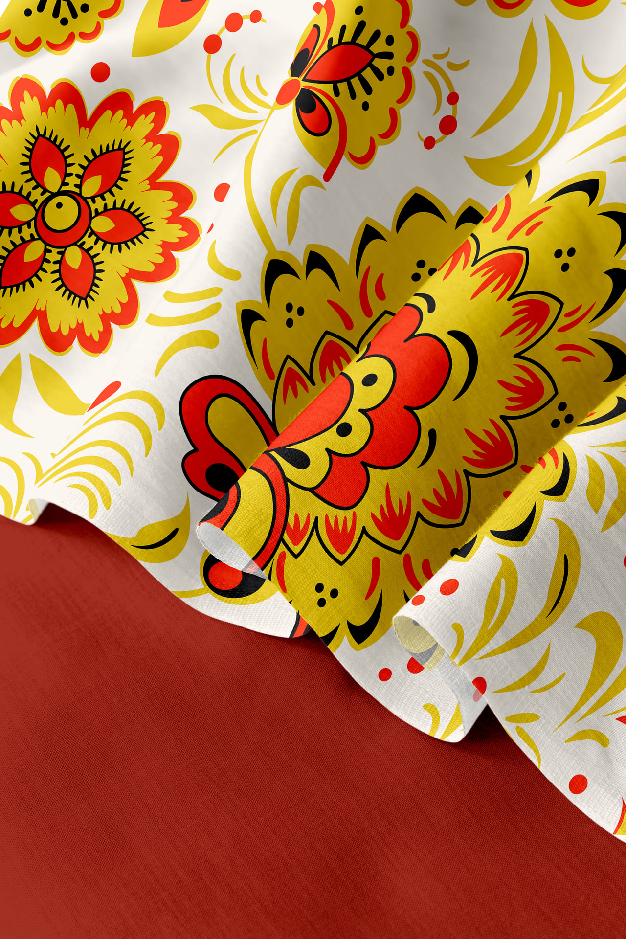 Простыня Унисон Хохлома 0