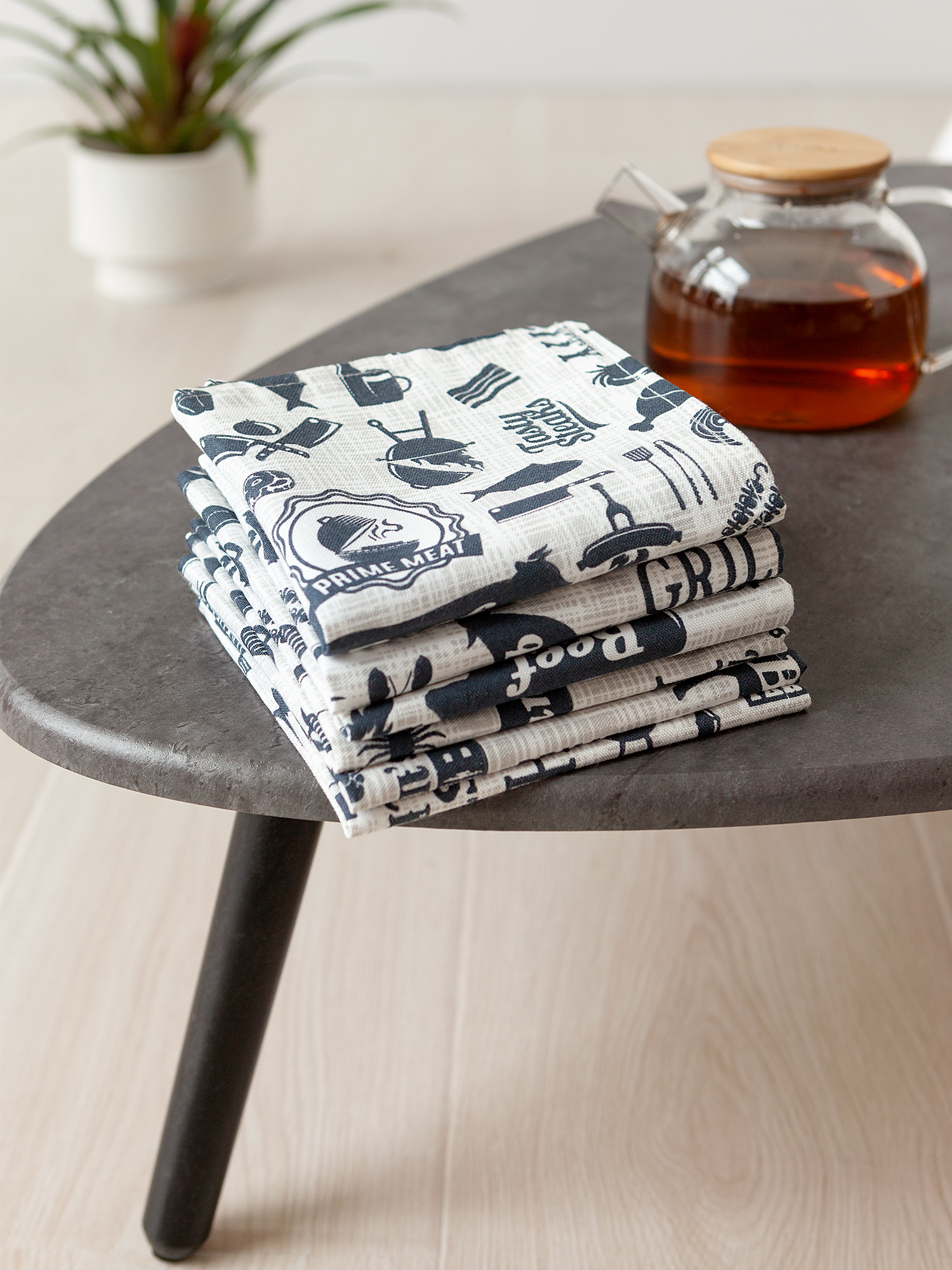 Комплект салфеток "BBQ", Унисон 0