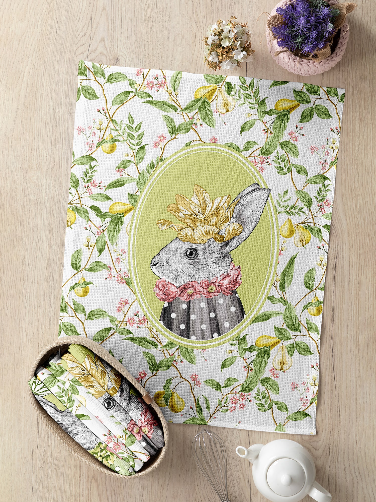 Комплект полотенец Mia Cara Rabbit time 3