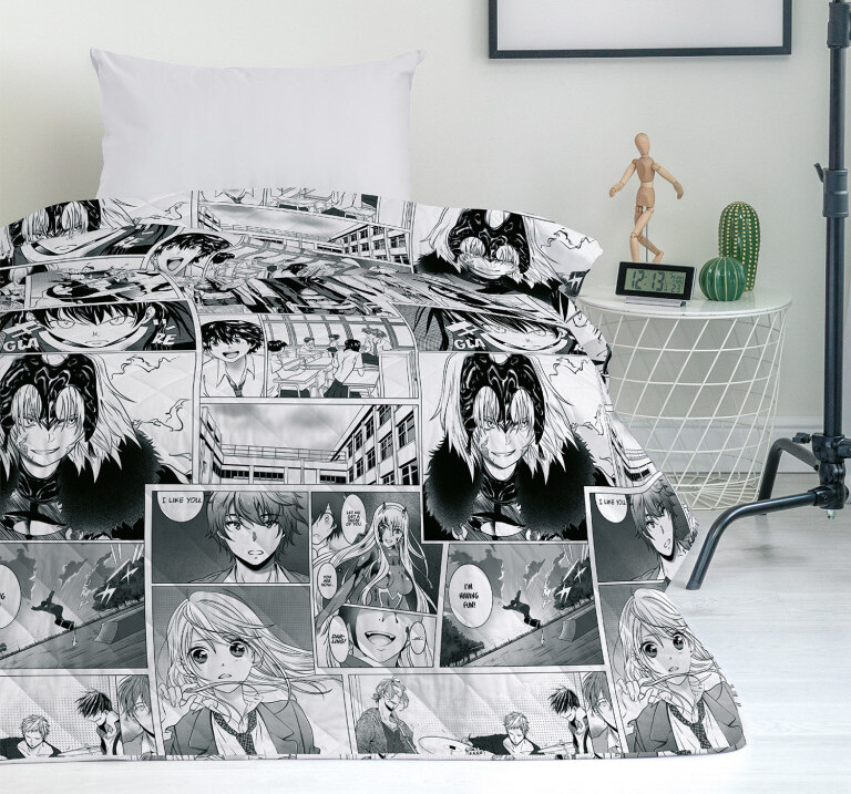 

Покрывало Crazy getup Manga anime, Разноцветный