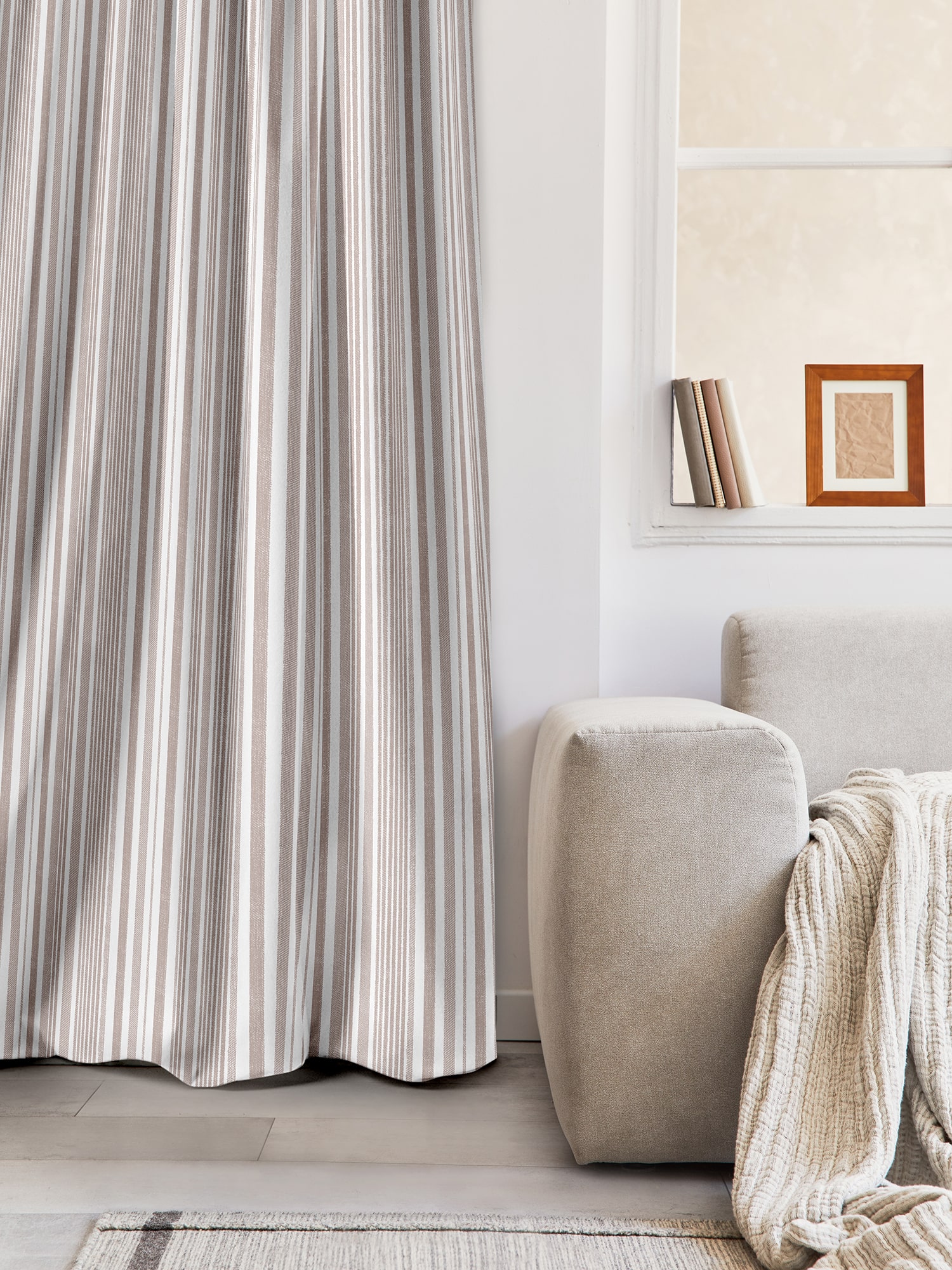 Штора Унисон Grey flax 0