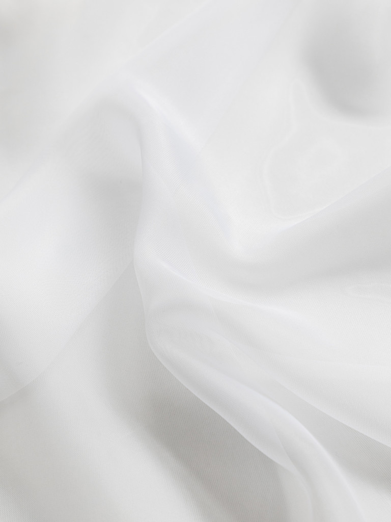 Тюль-вуаль, белый, Унисон 6