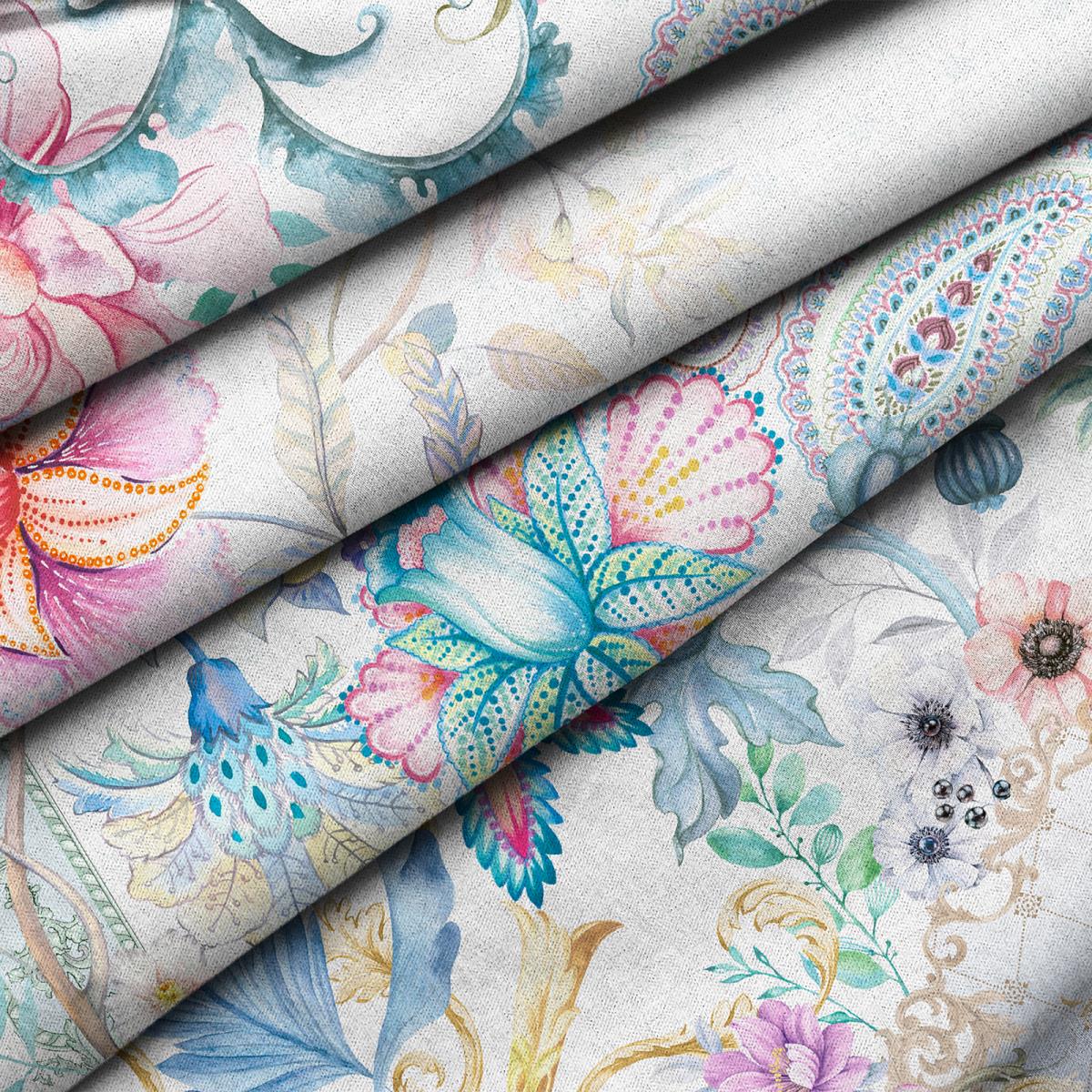 Скатерть рогожка "Камелия", Mia Cara 4