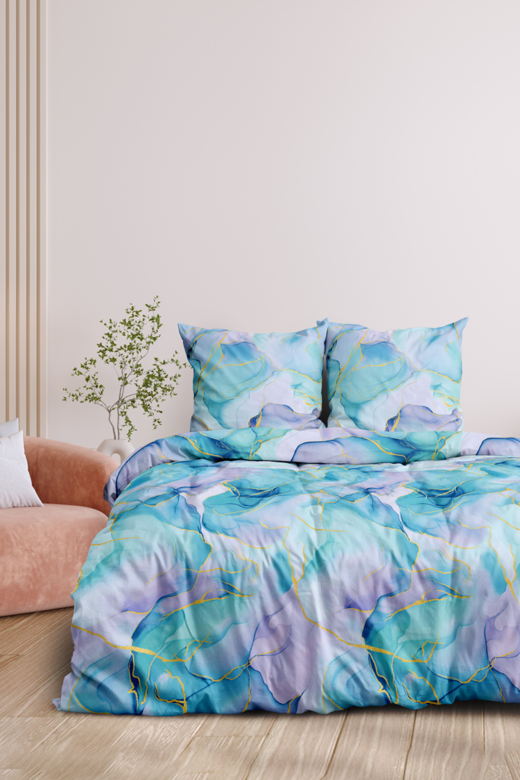 Постельное бельё Флоранс Небесный мрамор 5