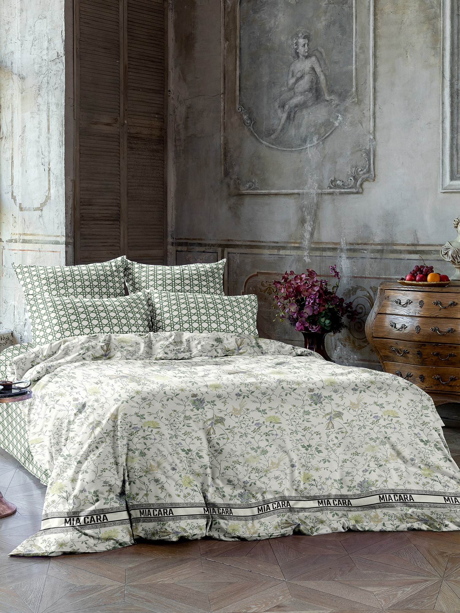 Постельное бельё Mia Cara Miracle verde 1