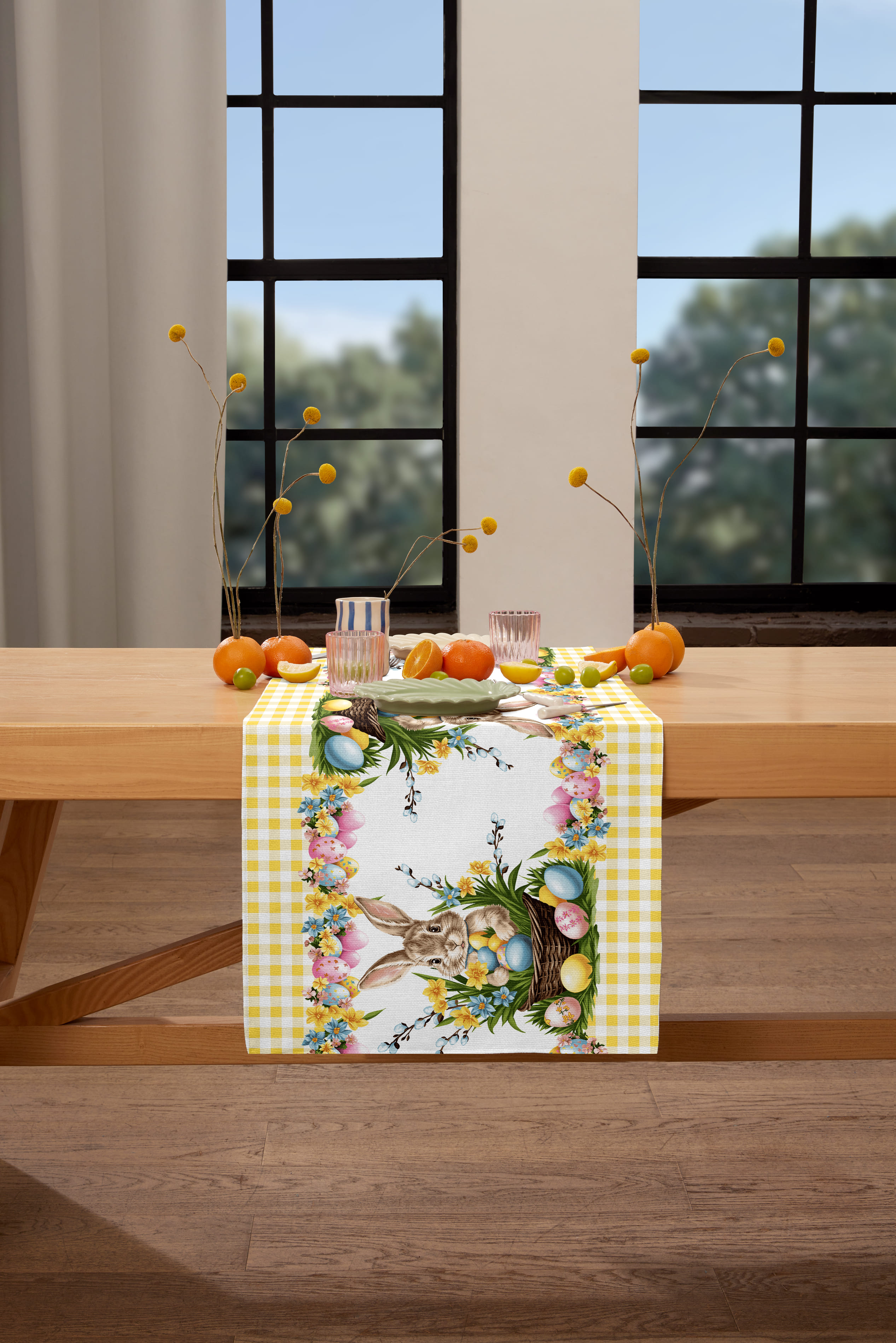 Скатерть-дорожка Унисон Пасхальный кролик 1