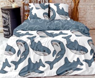 Постельное бельё Crazy Getup Plush sharks 1
