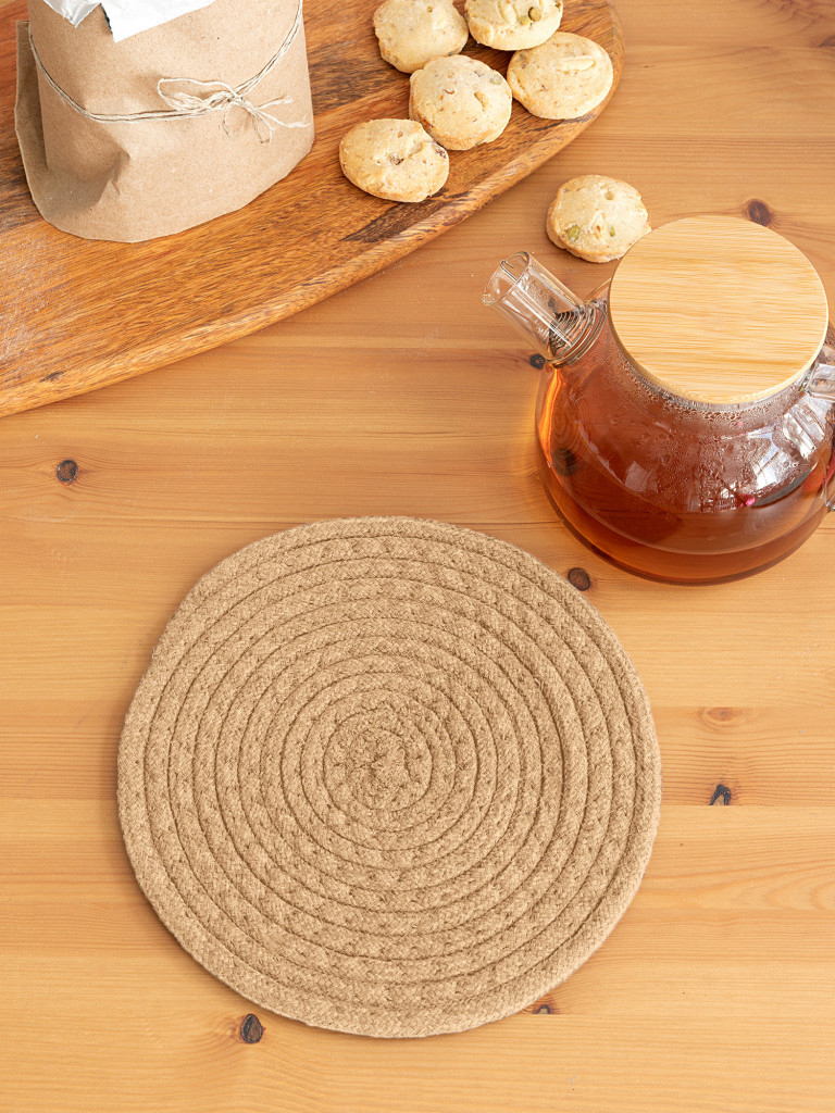 Подставка под горячее, бежевый, Унисон 2