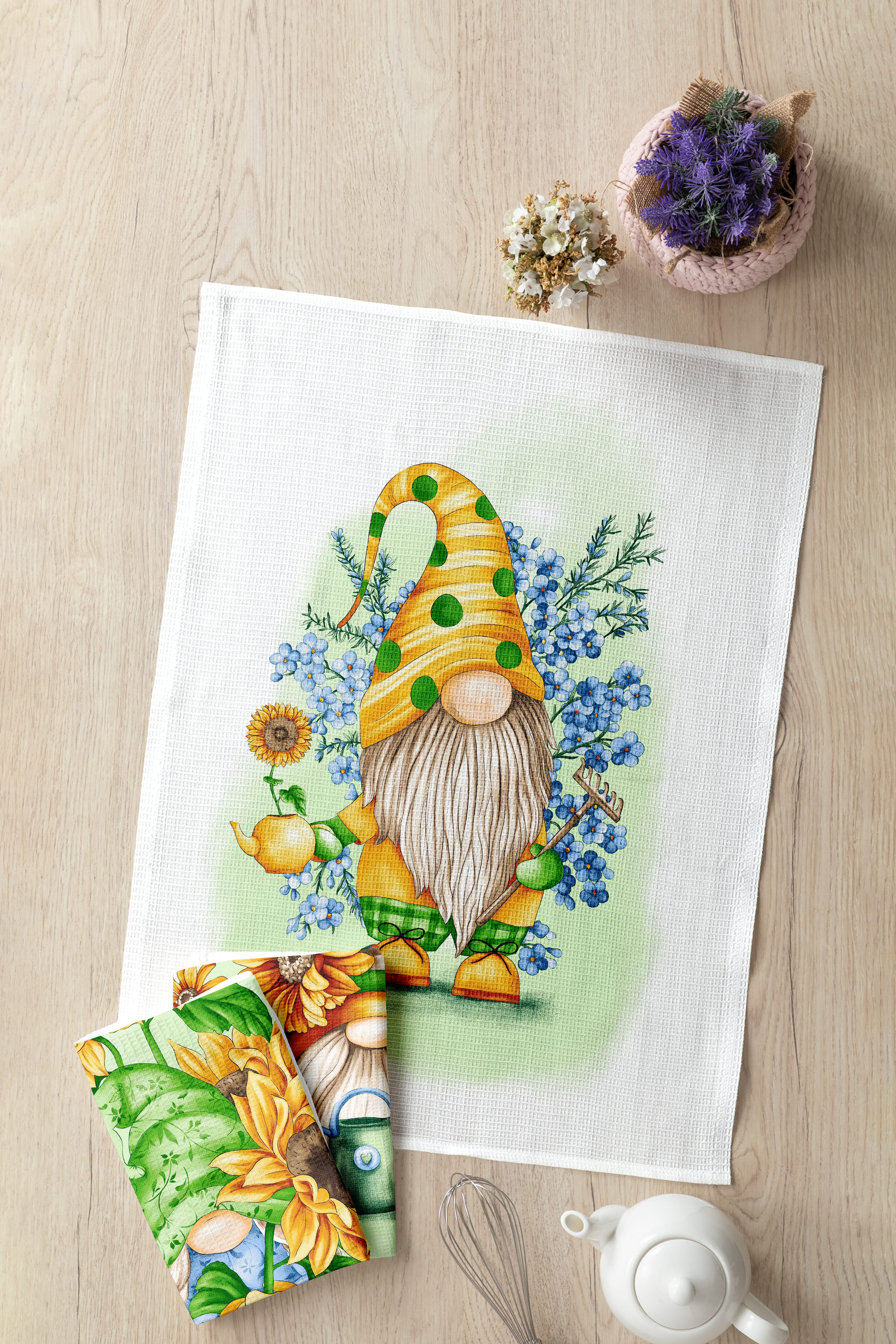 Комплект полотенец Mia Cara Садовые гномы 2