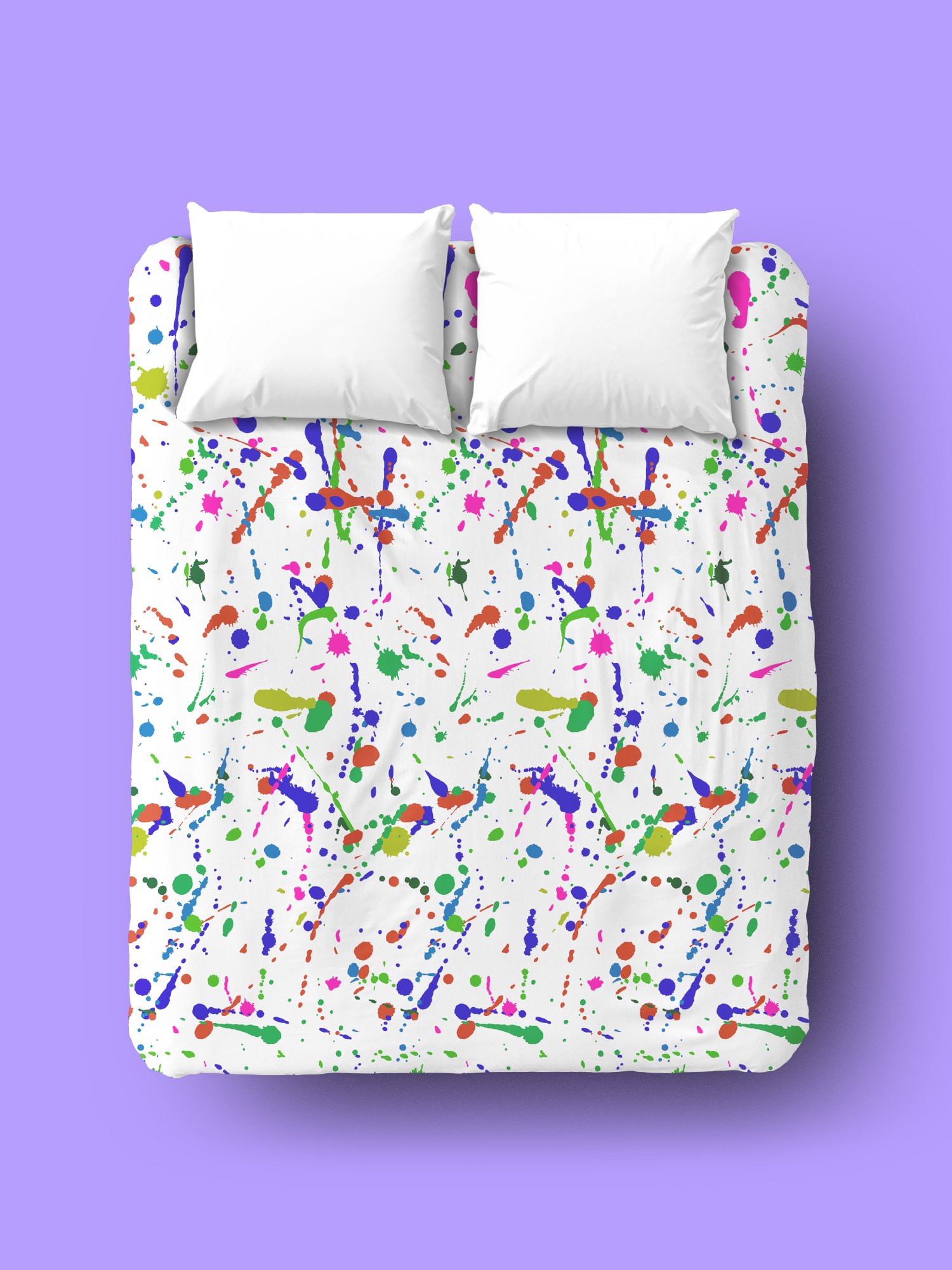 

Простыня Paint white, Разноцветный