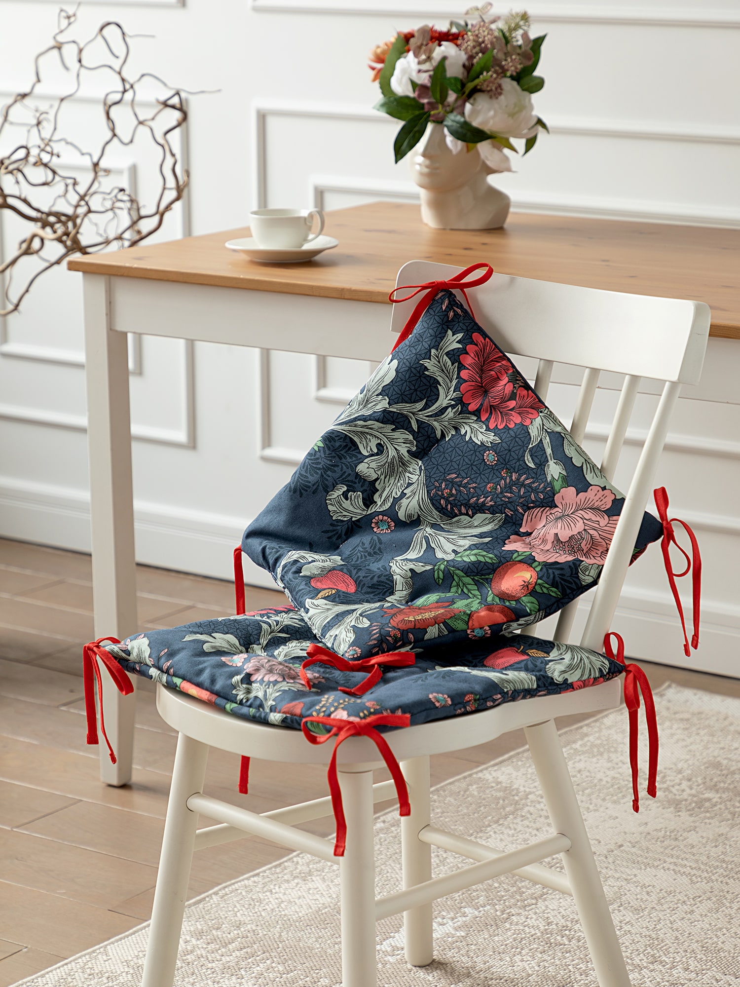 Комплект плоских квадратных подушек на стул "Edem", Mia Cara 0