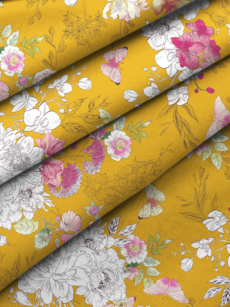 Кухонный комплект (прихватка + прихватка-рукавица + фартук) "Arancia di Capri", Унисон 3