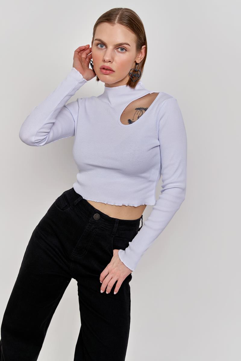 Лонгслив с вырезом Crazy Getup 5