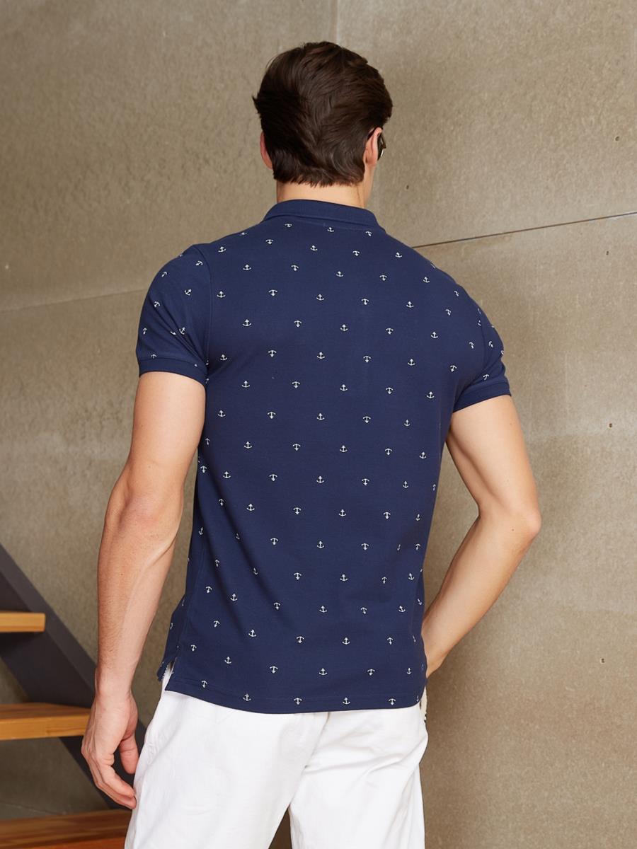 Футболка-поло "Regatta", темно-синий, BeGood 1