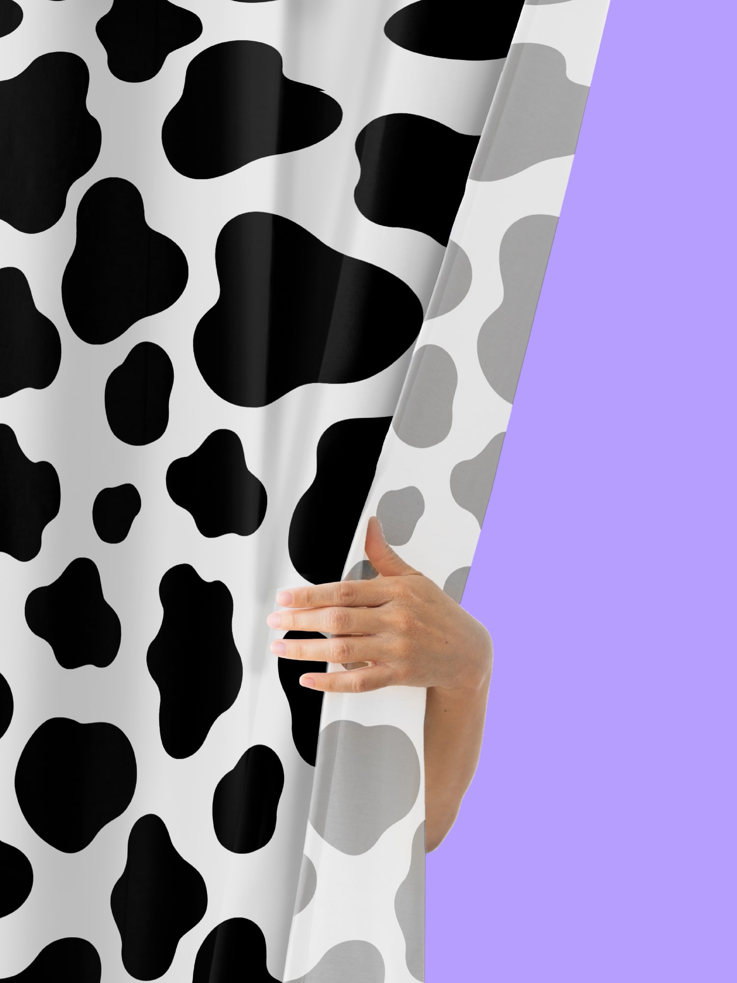 Штора Crazy Getup Cow 4