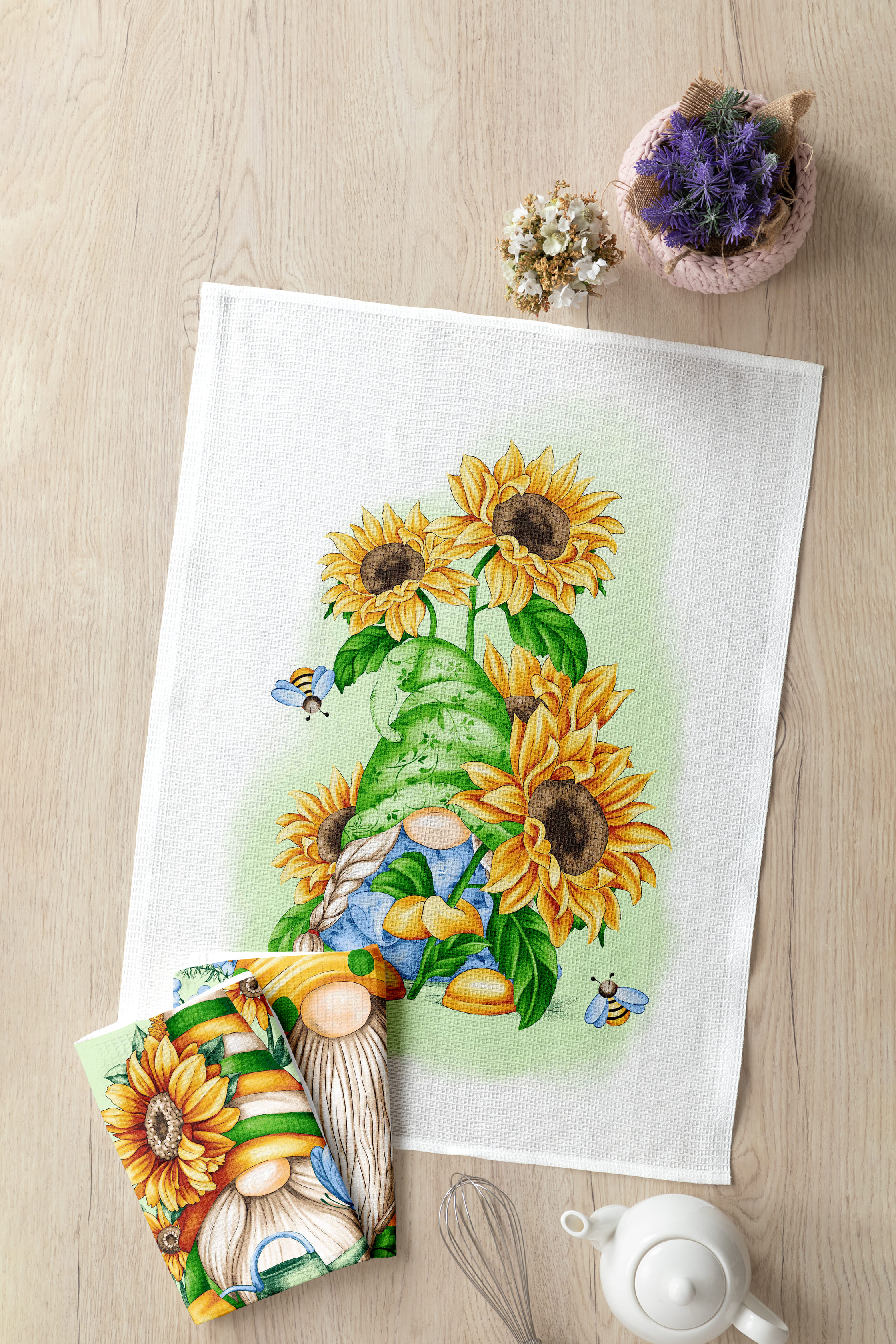 Комплект полотенец Mia Cara Садовые гномы 4