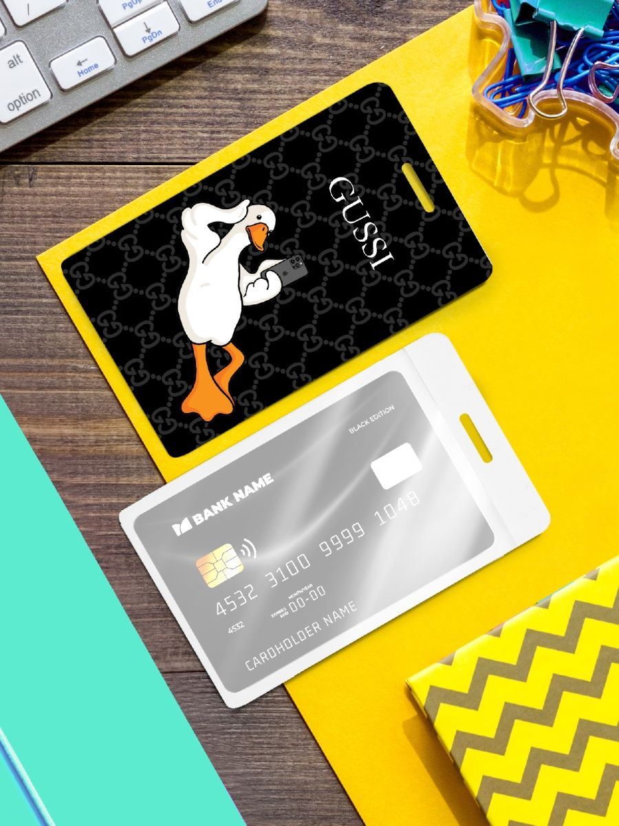 Чехол для карт Crazy Getup Гусь-обнимусь 1