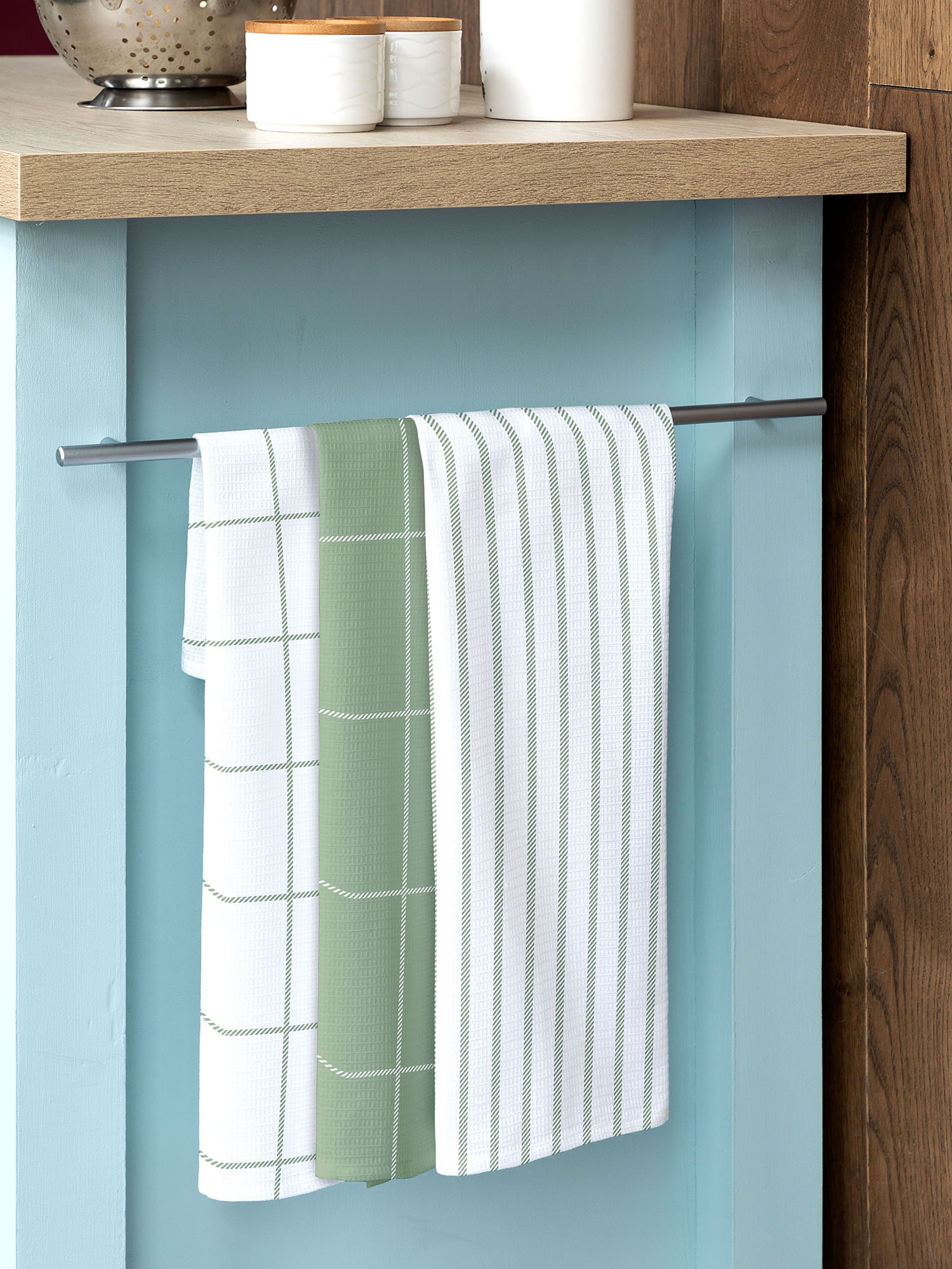 Комплект полотенец Унисон Blue minimalistic 0