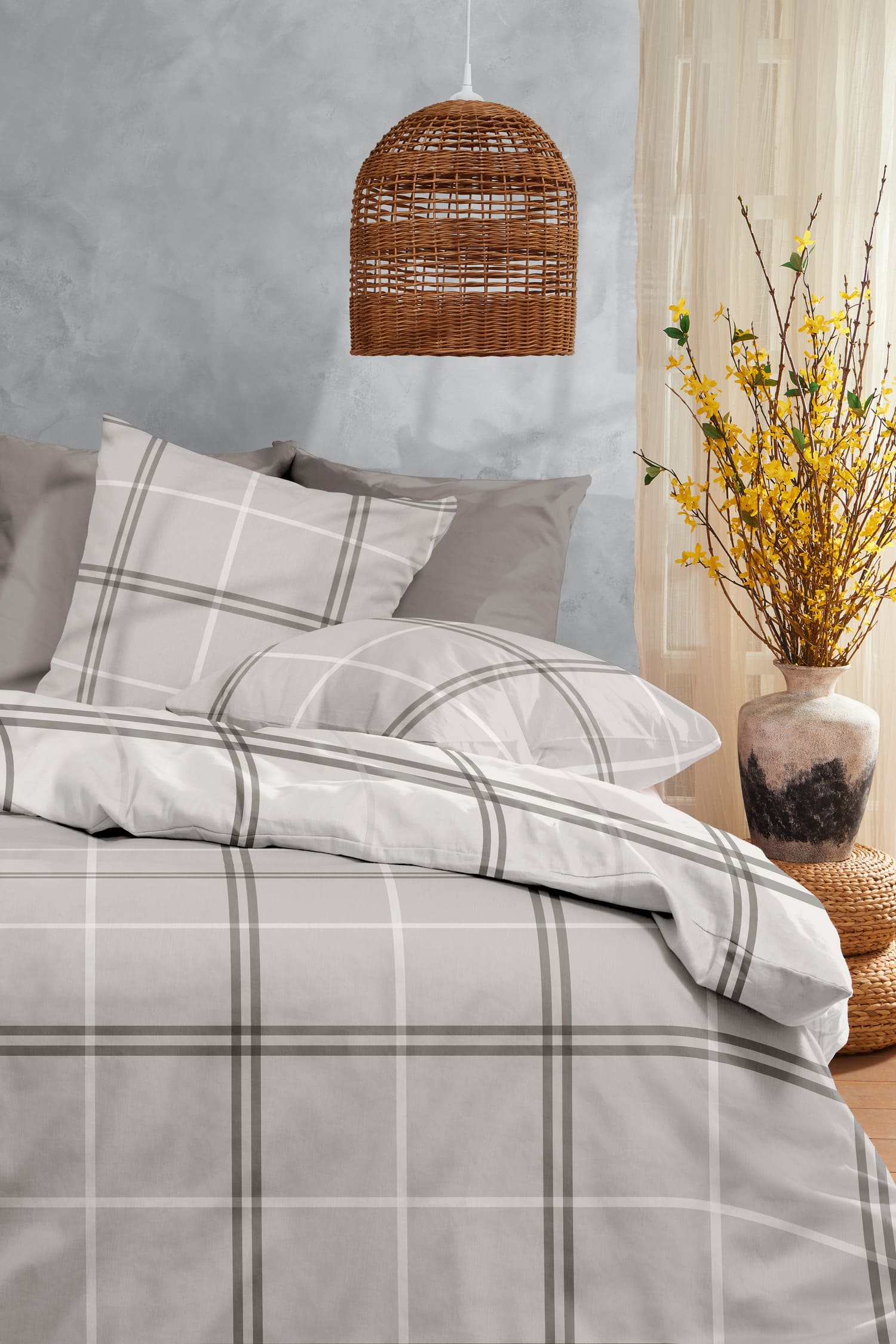 Постельное бельё Унисон Клетка 3