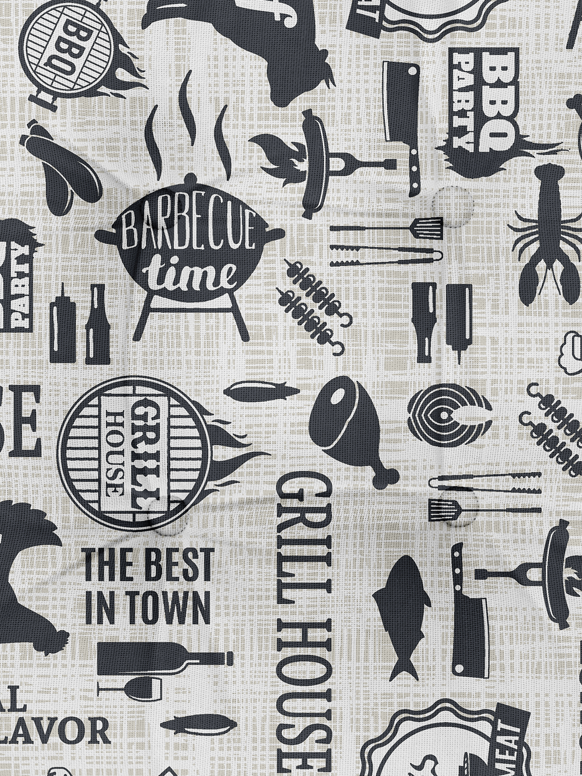 Подушка на стул BBQ, Унисон 2