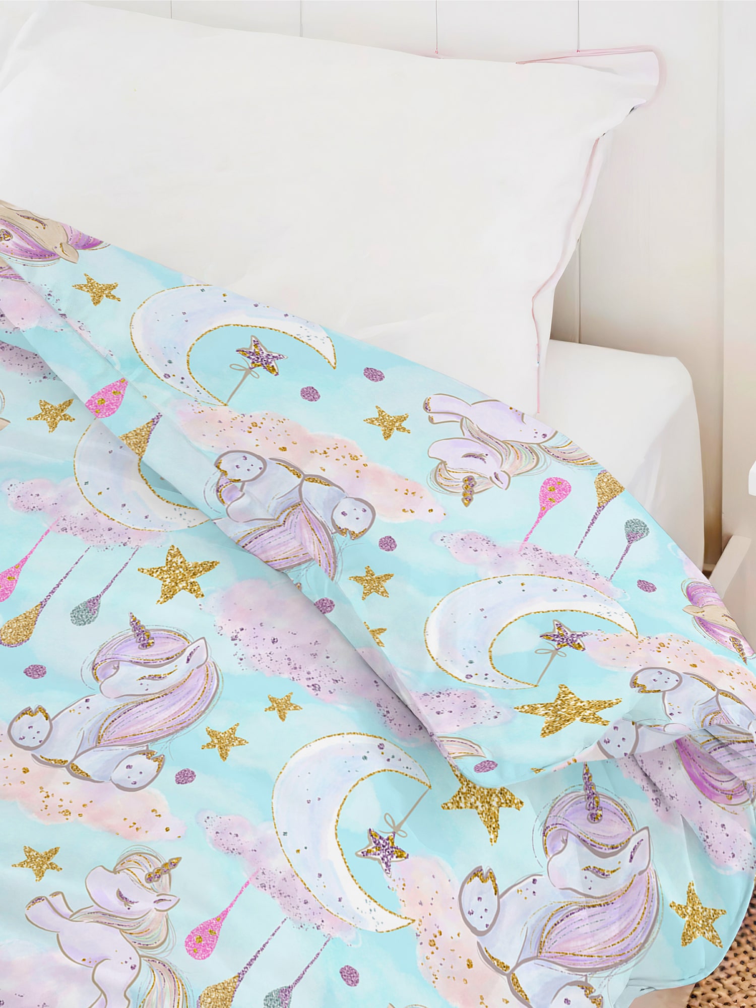 Пододеяльник Juno Сказочные единороги 3