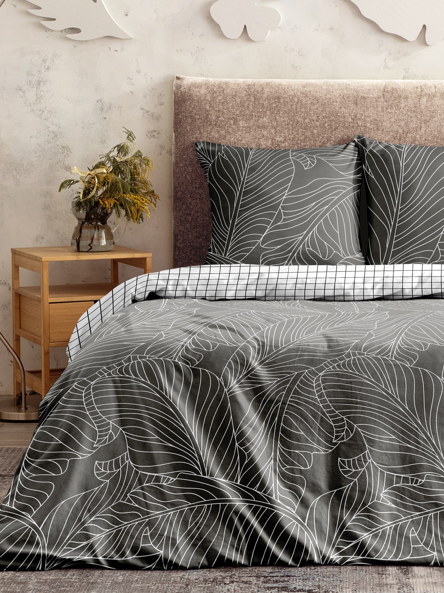 Постельное бельё Унисон Palm leaves 0