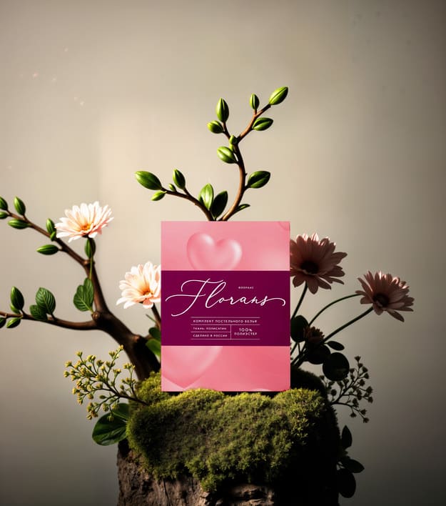 Постельное бельё Флоранс Розовое сердце 9