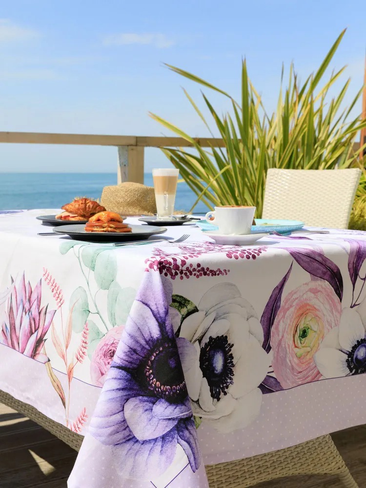 Скатерть рогожка "Виолет", Mia Cara 1