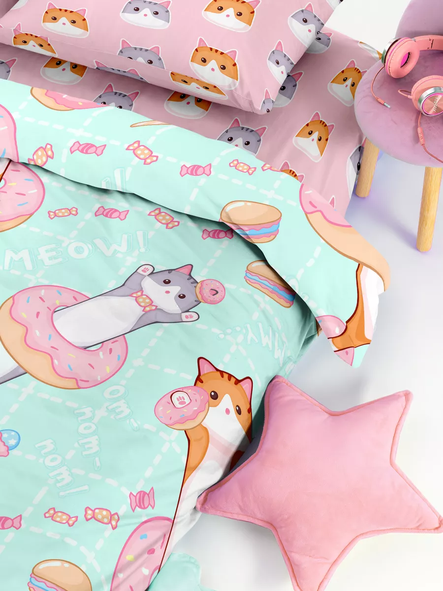 Постельное бельё Juno Кот батон 1