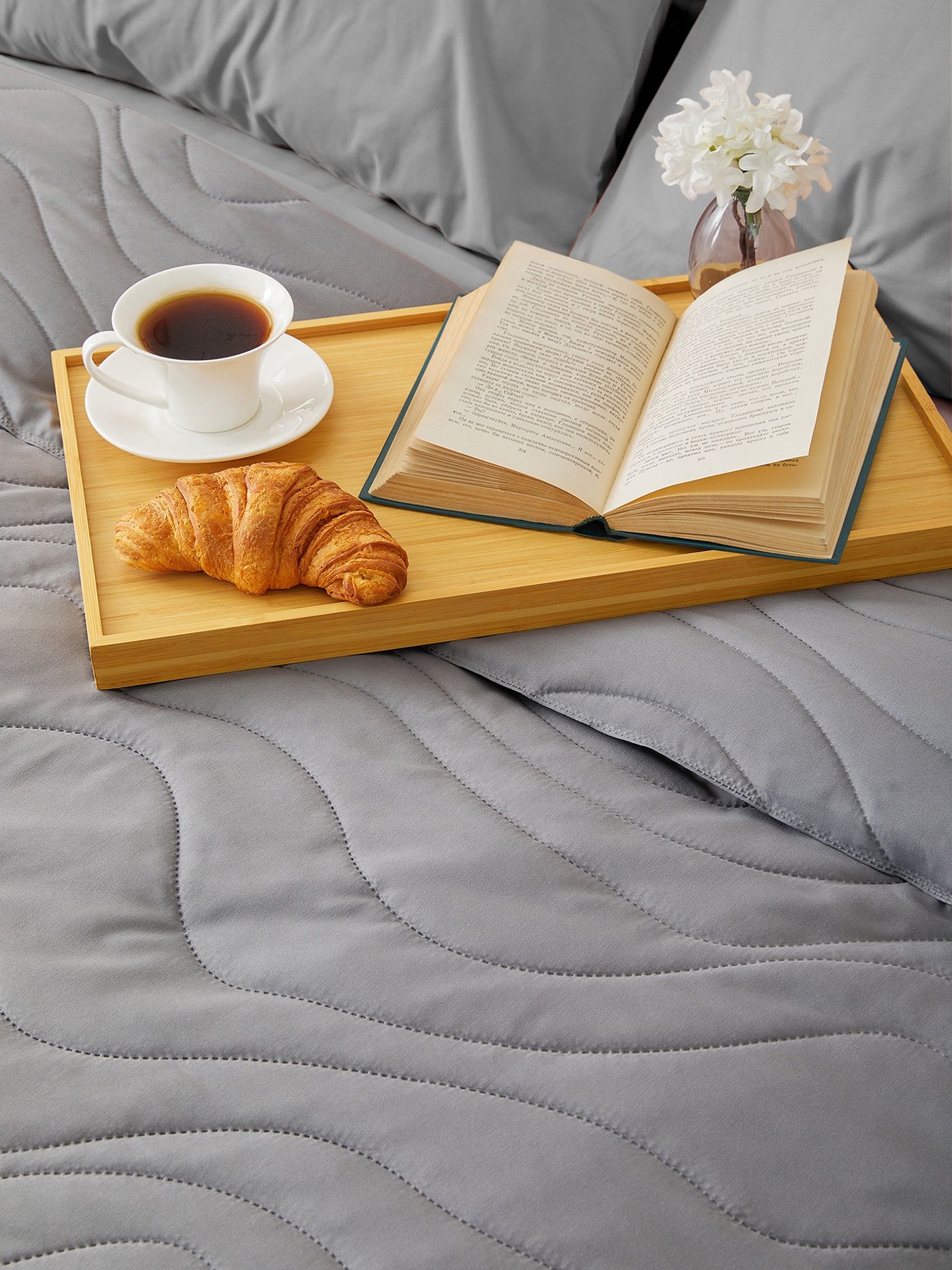 Покрывало Унисон Серый свет 1