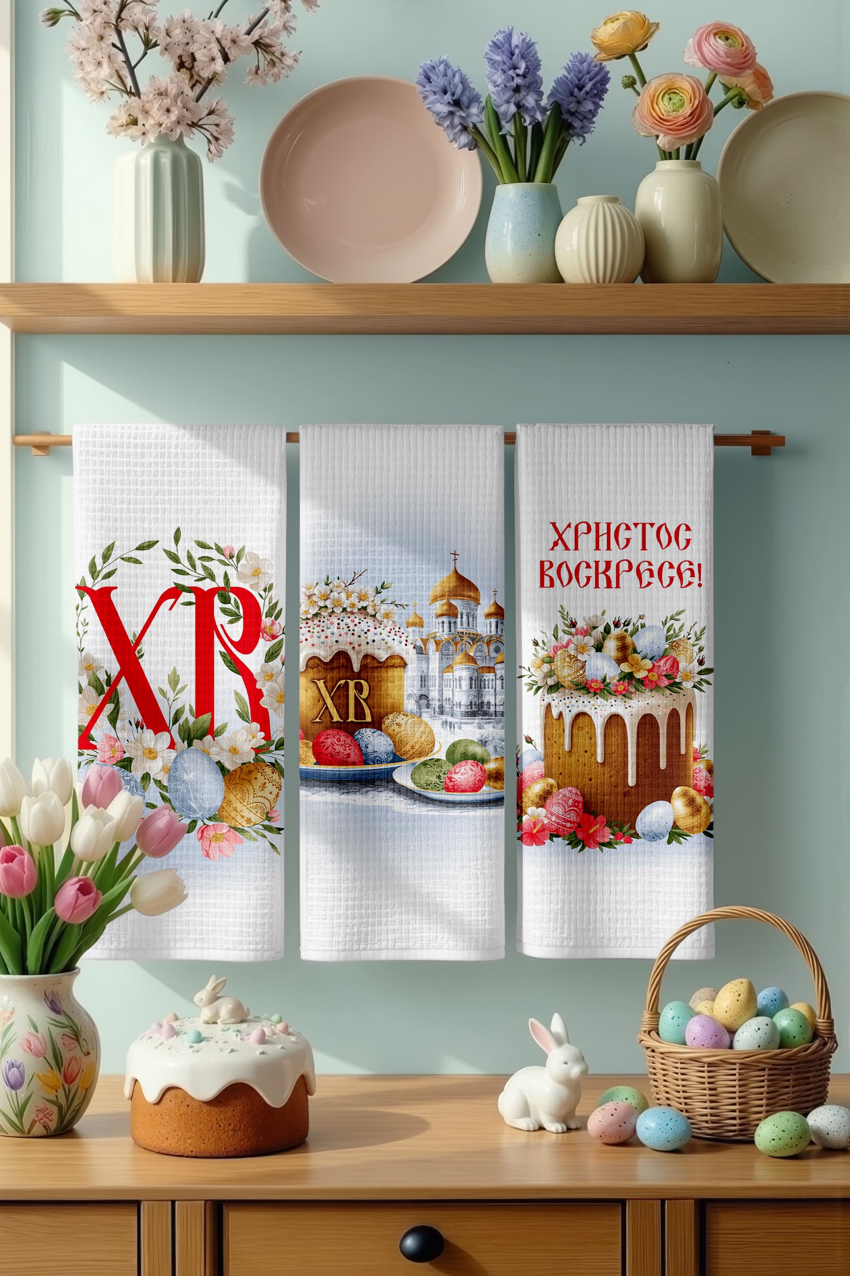 Комплект полотенец Mia Cara Пасха 0