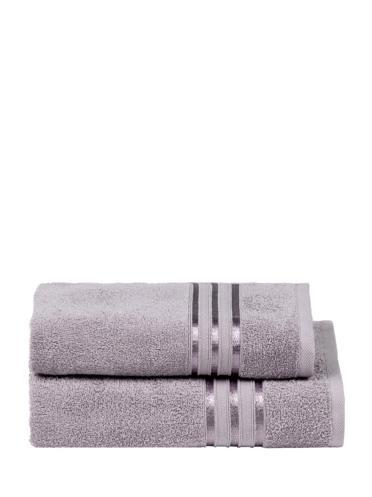 Комплект махровых полотенец "Элегант", сиреневый, Унисон 2
