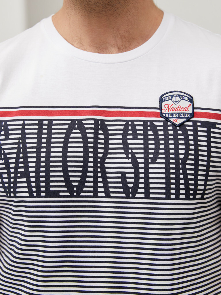 Футболка "Sailor Spirit", белый, BeGood 3