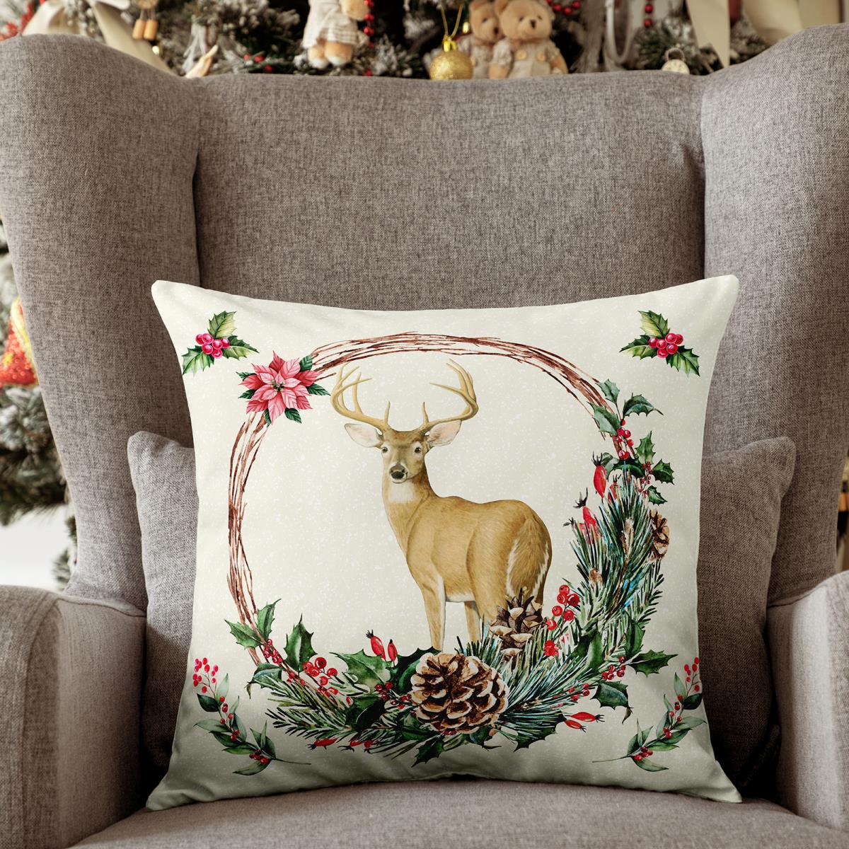 Подушка декоративная Mia Cara Олени 0
