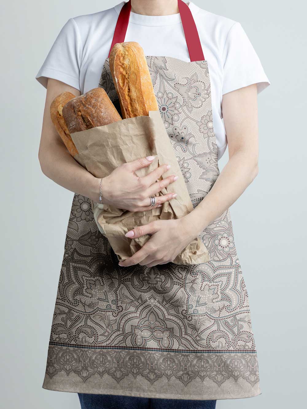 Фартук рогожка "Ожерелье", Mia Cara 2