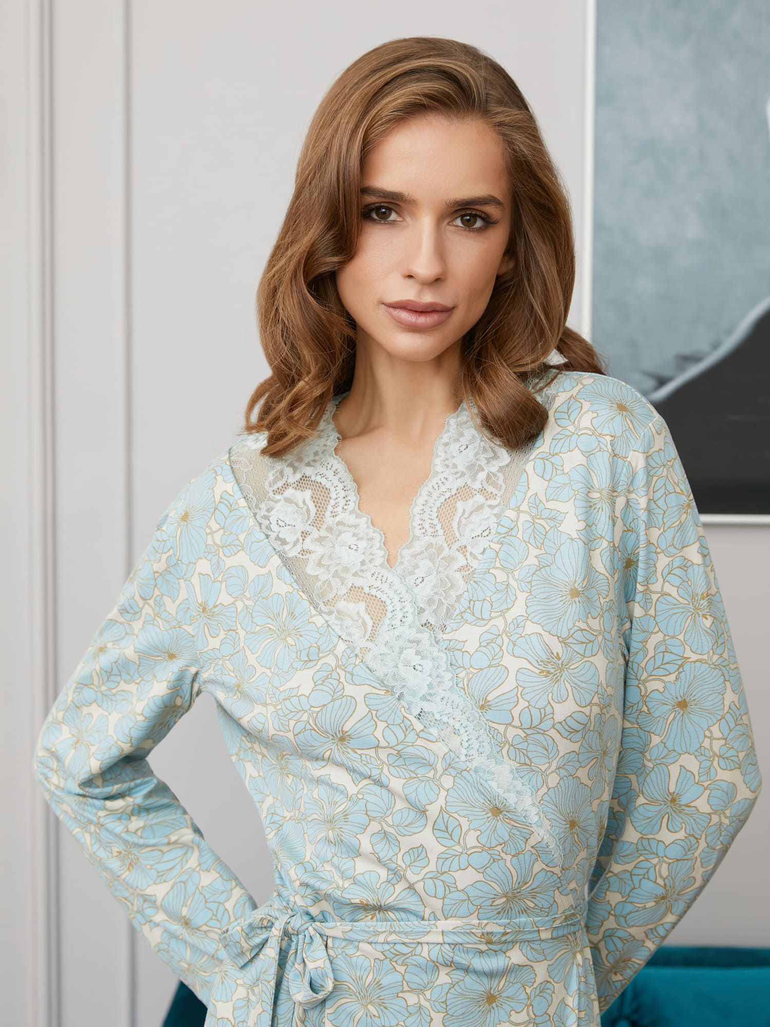 Халат Mia Cara Цветы 3