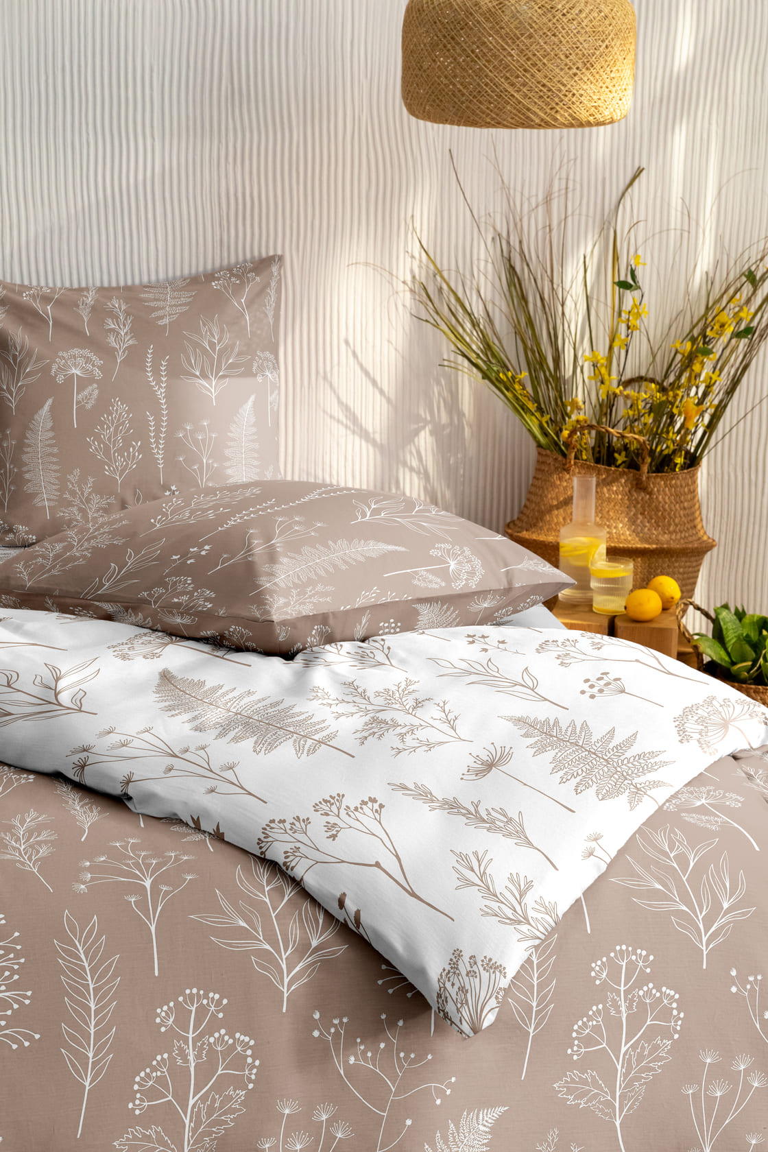 Постельное бельё Унисон Botanical garden Brown 3