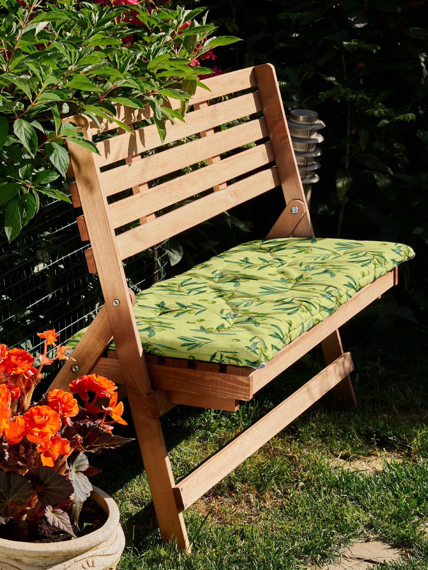 Подушка на скамью Унисон Olive 0